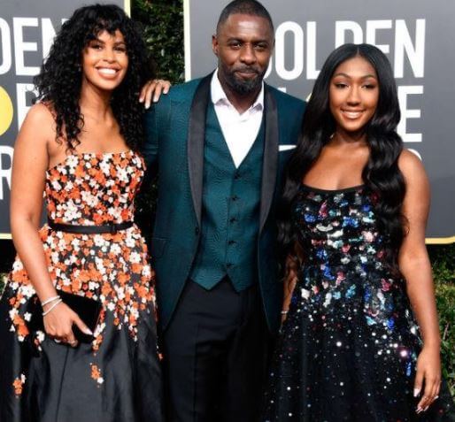 Eve Elba’s son, Idris Elba, granddaughter, Isan Elba, and Daughter-in-law, Sabrina Dhowre.